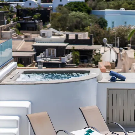 New Yiota Collection 4 & 4 Prive Jacuzzi Villa Megalochori (Santorini)