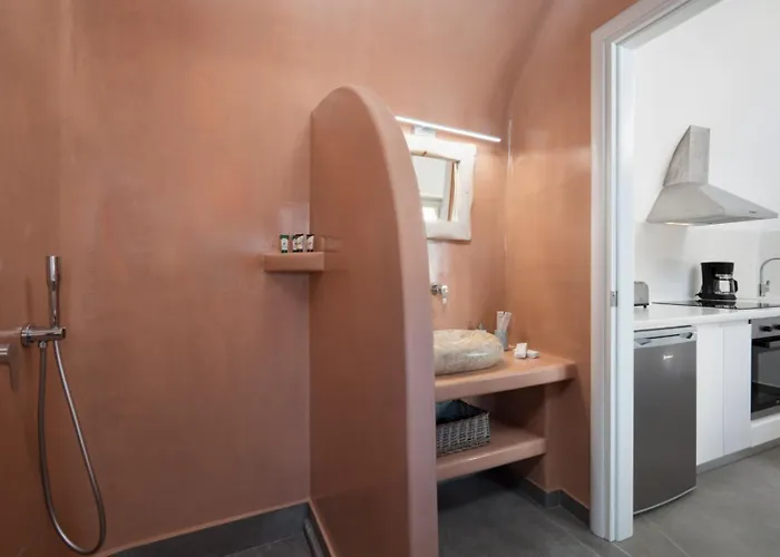 New Yiota Collection 4 & 4 Prive Jacuzzi * Megalochori (Santorini)